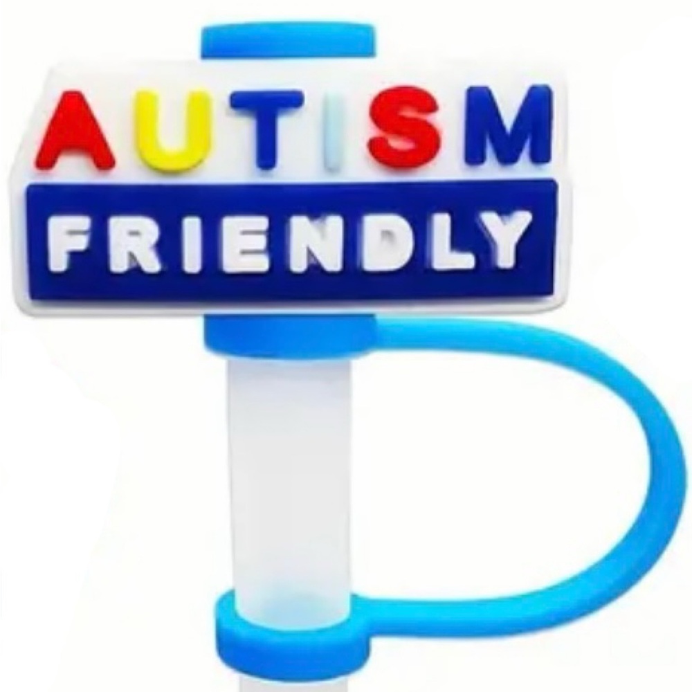 Straw Topper, Autism Friendly, Fits 10 mm Straw, NEW